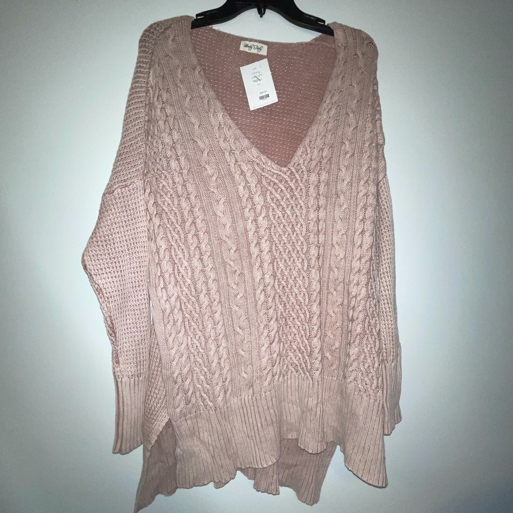 Brand new knitted long sleeve top- size XL